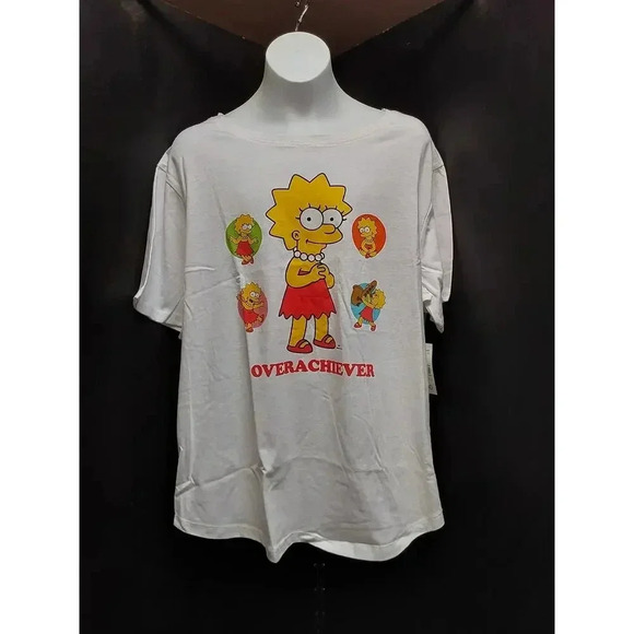 Ladies New T-Shirt featuring The Simpsons- Lisa Overachiever Size 1X New Tags - Picture 1 of 4